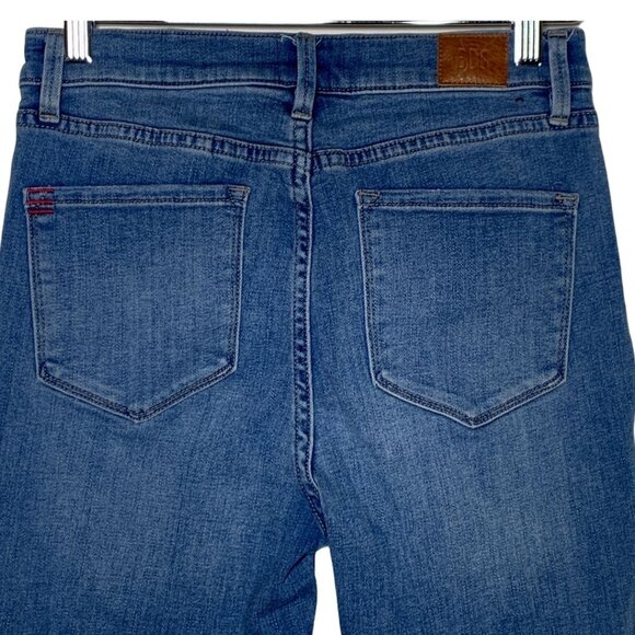 BDG Urban Outfitters High Rise Crop Skinny Jeans Size 28 Blue Stretch - Picture 6 of 12
